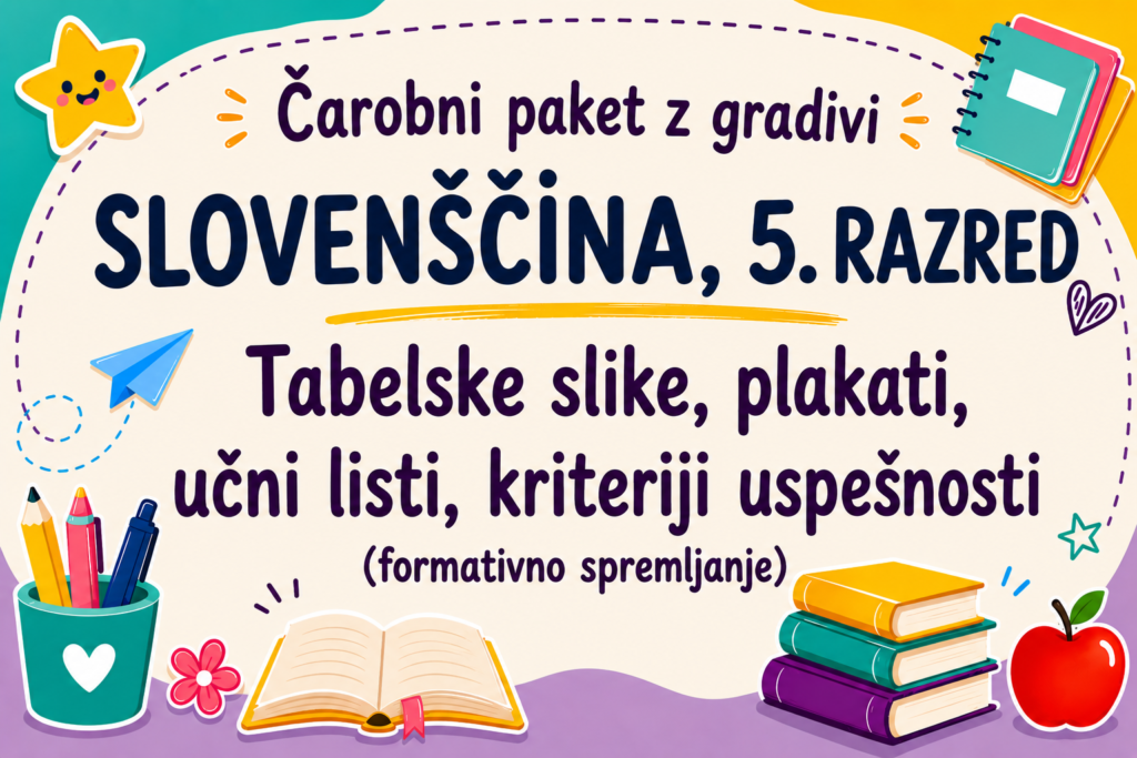 Gradivo Slovenščina 5. razred