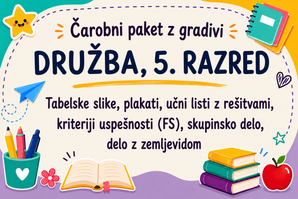 Gradivo Družba 5. razred