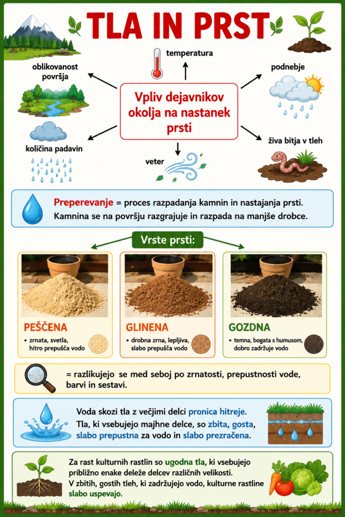 Gradivo Naravoslovje in tehnika tla in prst